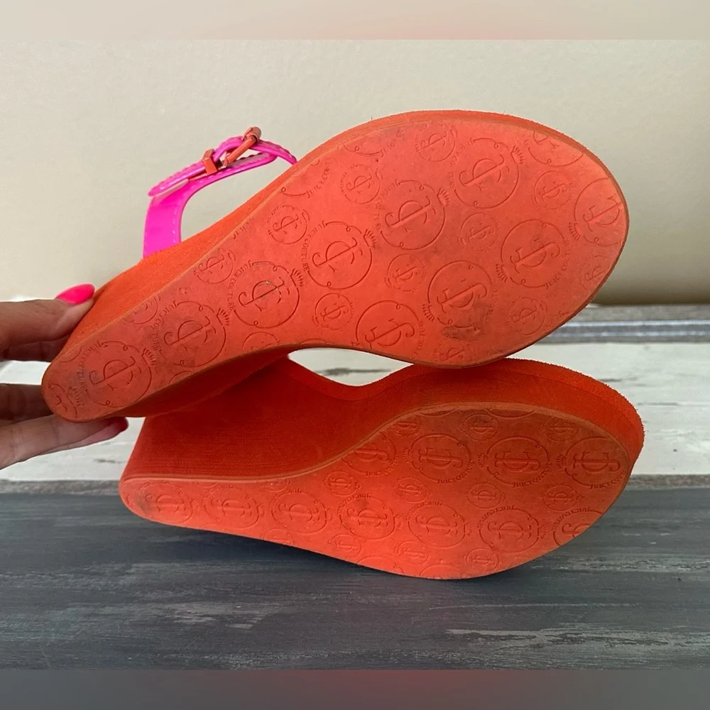 Juicy Couture Lilly Tassel‎ Wedges - Size 7 - Picture 11 of 11